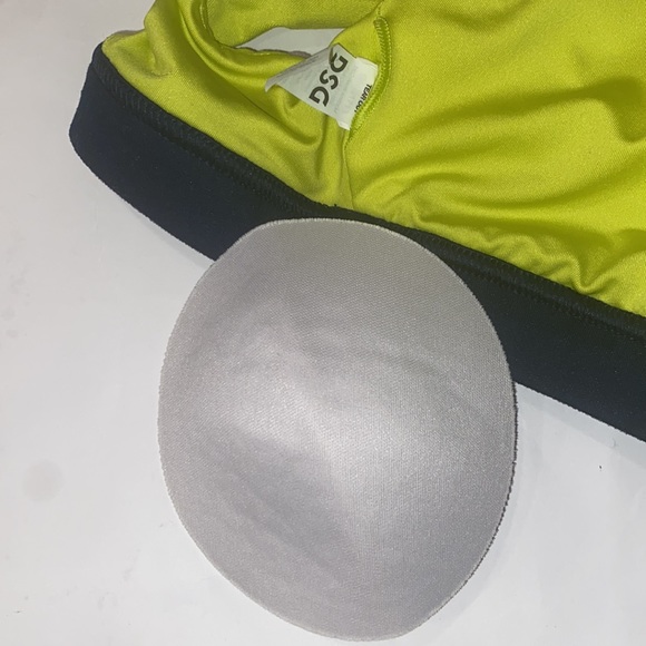 DSG Sports Bra Racer Back Straps Navy Purple Green Girls 14 Large - Picture 6 of 6